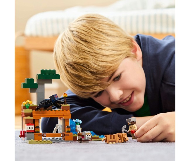 Lego minecraft expeditia de minerit cu tatu 21269 Lego minecraft expeditia de minerit cu tatu 21269