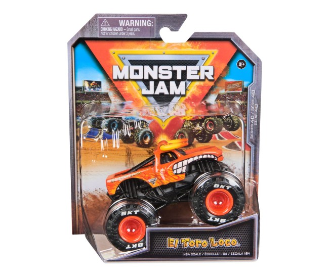 Monster jam masinuta metalica el toro loco scara 1 la 64 Monster jam masinuta metalica el toro loco scara 1 la 64