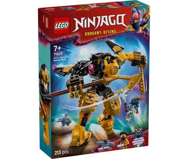 Lego ninjago robotul de lupta spinjitzu a lui arin 71839