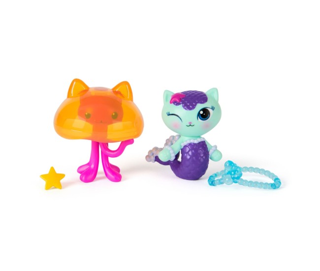 Gabbys dollhouse filmul set 2 figurine mercat si pisicuta meduza si accesorii Gabbys dollhouse filmul set 2 figurine mercat si pisicuta meduza si accesorii