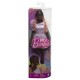 Papusa barbie fashionista afro-americana cu rochie peach Papusa barbie fashionista afro-americana cu rochie peach