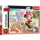 Puzzle trefl 200 minnie distractie la plaja Puzzle trefl 200 minnie distractie la plaja