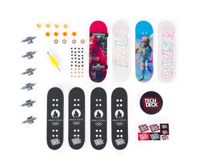 Tech deck pachet 4 piese fingerboard gustavo 9.6cm Tech deck pachet 4 piese fingerboard gustavo 9.6cm