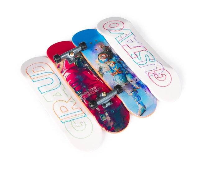 Tech deck pachet 4 piese fingerboard gustavo 9.6cm Tech deck pachet 4 piese fingerboard gustavo 9.6cm