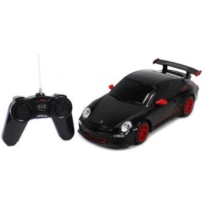 Masina cu telecomanda porsche gt3 rs negru rs scara 1 la 24
