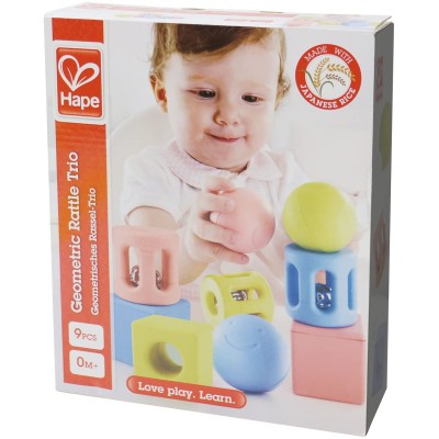 Hape set 3 zornaitoare forme geometrice