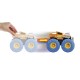 Hot wheels monster truck masinuta twister tredz bone shaker portocaliu scara 1:43 Hot wheels monster truck masinuta twister tredz bone shaker portocaliu scara 1:43