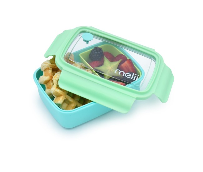 Cutie pranz bento 880ml cutie detasabila melii blue mint lime Cutie pranz bento 880ml cutie detasabila melii blue mint lime