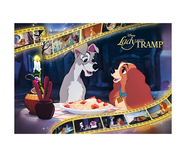 Puzzle trefl 1000 premium plus disney doamna si vagabondul Puzzle trefl 1000 premium plus disney doamna si vagabondul