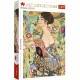 Puzzle trefl 1000 art collection gustav klimt doamna cu evantai Puzzle trefl 1000 art collection gustav klimt doamna cu evantai
