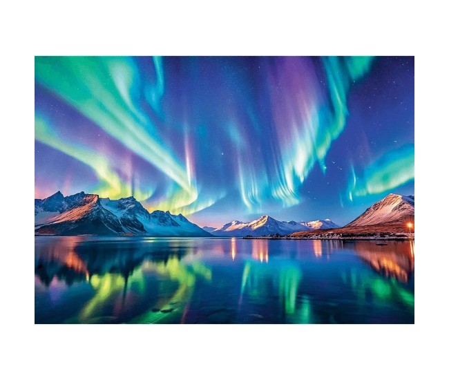Puzzle trefl 1000 colectia sua aurora boreala poster inclus Puzzle trefl 1000 colectia sua aurora boreala poster inclus
