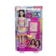 Barbie set de joaca papusa barbie bruneta face cariera profesoara Barbie set de joaca papusa barbie bruneta face cariera profesoara