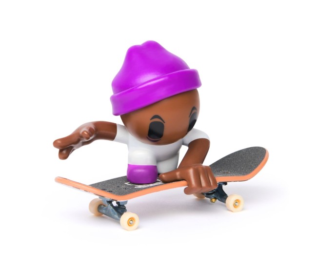 Tech dech sk8 crew pachet placa si figurina 9.6cm sapca mov Tech dech sk8 crew pachet placa si figurina 9.6cm sapca mov