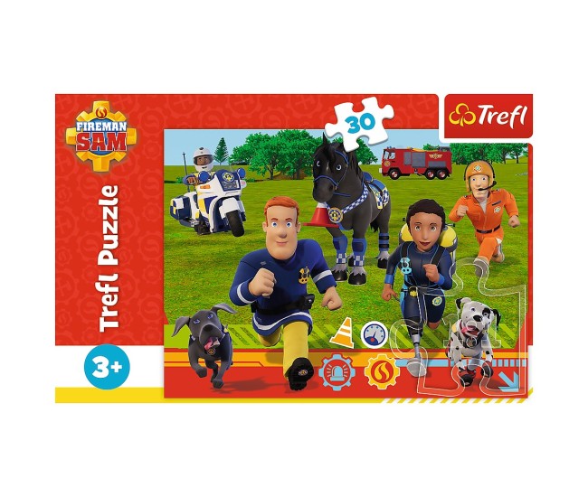 Puzzle trefl 30 pompierul sam gata de salvare Puzzle trefl 30 pompierul sam gata de salvare