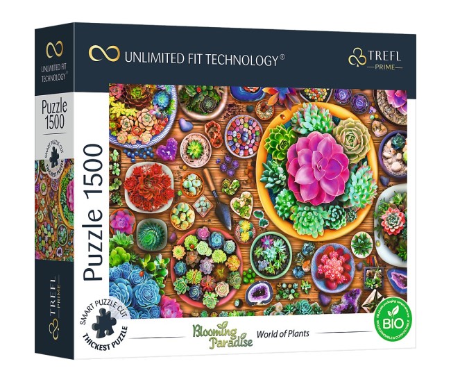 Puzzle trefl uft 1500 lumea plantelor