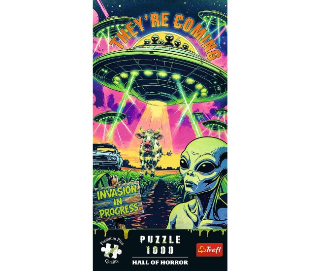 Puzzle trefl 1000 premium plus sala groazei ozn-uri Puzzle trefl 1000 premium plus sala groazei ozn-uri