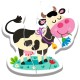 Puzzle trefl baby clasic la ferma 14 piese Puzzle trefl baby clasic la ferma 14 piese