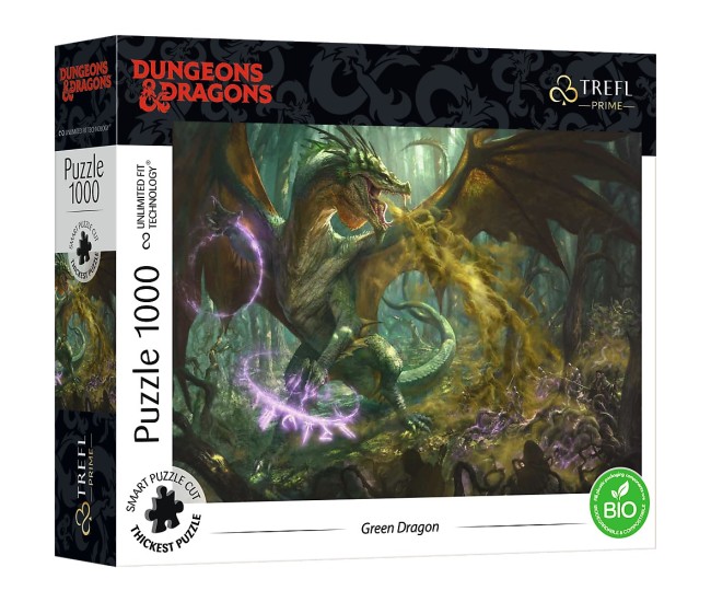Puzzle trefl uft 1000 dungeons dragons dragonul verde Puzzle trefl uft 1000 dungeons dragons dragonul verde