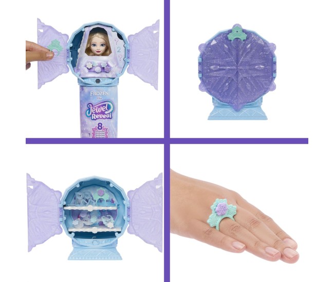 Disney frozen jewel reveal papusa elsa