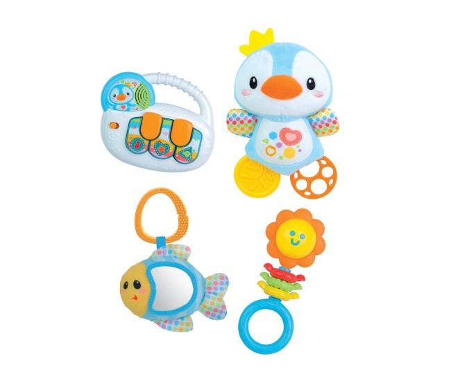 Winfun set jucarii interactive cadou pentru nou nascuti