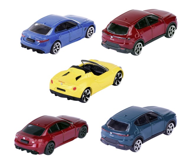 Majorette masinute metalice set 5 masini alfa romeo Majorette masinute metalice set 5 masini alfa romeo