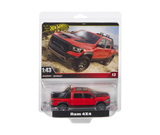 Hot wheels premium real riders masinuta metalica ram 4x4 scara 1:43 Hot wheels premium real riders masinuta metalica ram 4x4 scara 1:43