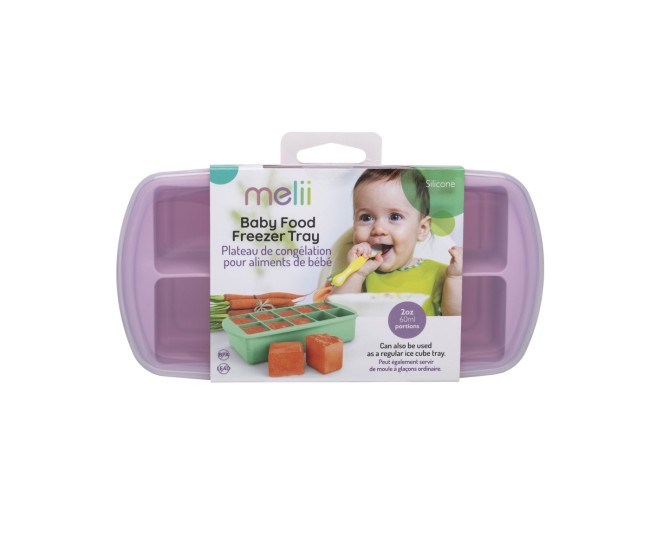 Recipient refrigerare hrana bebe, melii, roz 59 ml x 10 cub