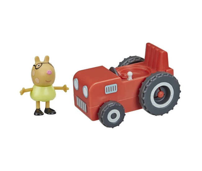 Peppa pig vehicul cu figurina micul tractor Peppa pig vehicul cu figurina micul tractor