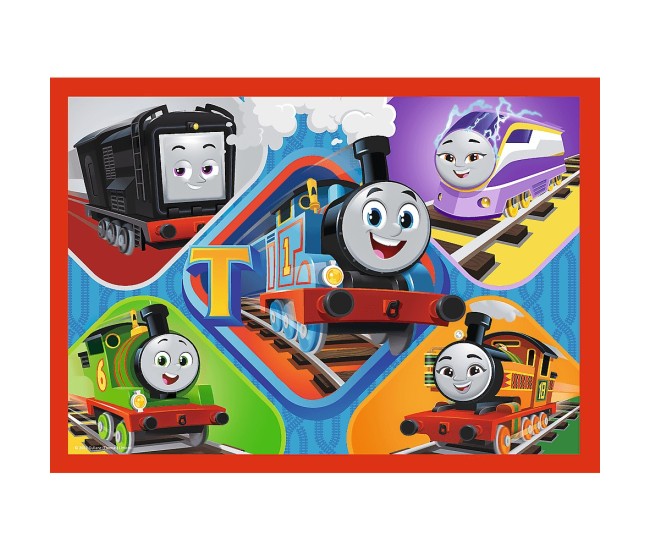 Puzzle trefl 4in1 thomas trenuletele amuzante Puzzle trefl 4in1 thomas trenuletele amuzante