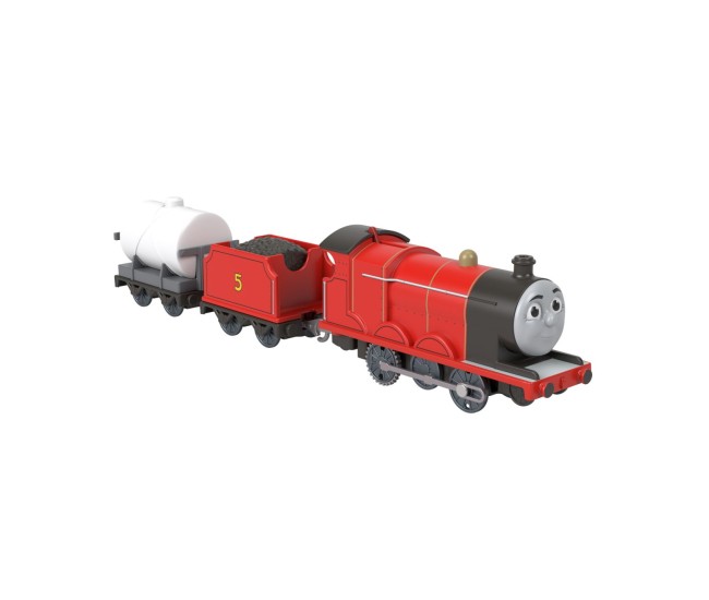Thomas locomotiva motorizata clasic james cu 2 vagoane