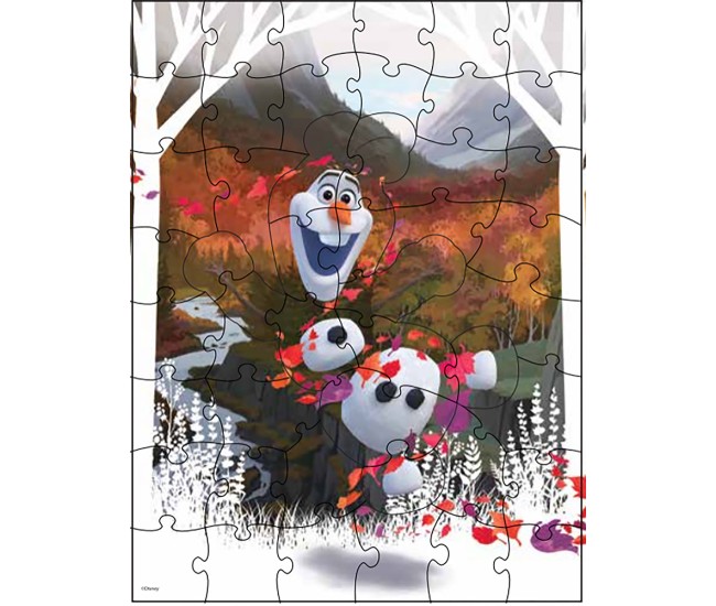 Puzzle surpriza frozen2 cu 48 piese in cutie diamant Puzzle surpriza frozen2 cu 48 piese in cutie diamant