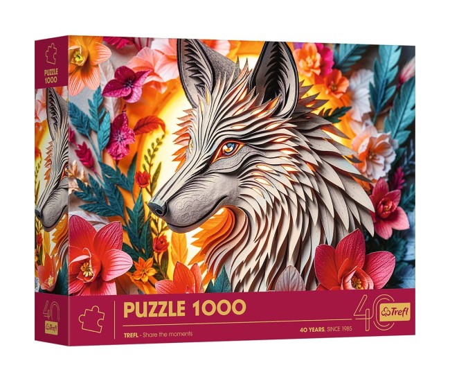 Puzzle trefl 1000 editia aniversara 40 de ani 3d wilk Puzzle trefl 1000 editia aniversara 40 de ani 3d wilk