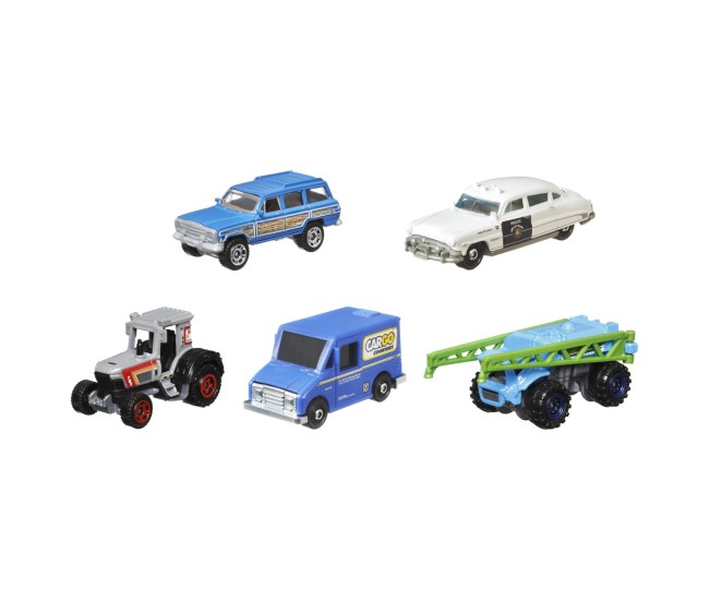 Matchbox set 5 masinute metalice mbx countryside ii scara 1:64 Matchbox set 5 masinute metalice mbx countryside ii scara 1:64