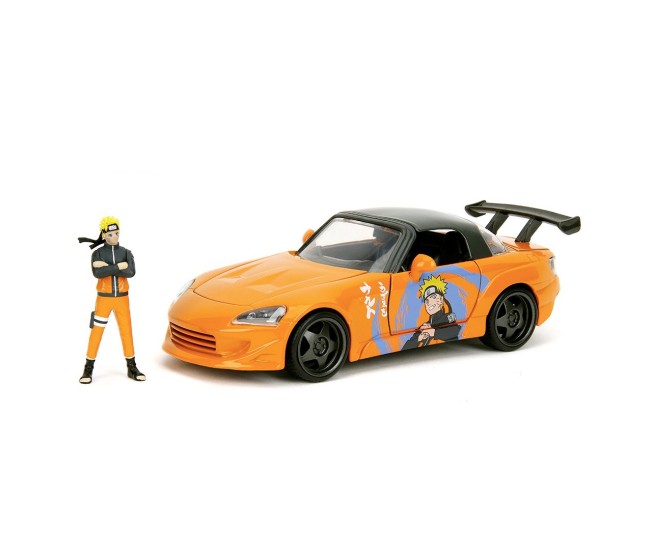 Jada naruto shippuden set figurina naruto si masinuta metalica honda 2001 s2000 scara 1:24 Jada naruto shippuden set figurina naruto si masinuta metalica honda 2001 s2000 scara 1:24