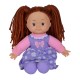 Papusa flower dolly din material textil 38cm cu parul maroniu Papusa flower dolly din material textil 38cm cu parul maroniu