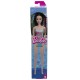 Papusa barbie bruneta cu costum de baie albastru Papusa barbie bruneta cu costum de baie albastru