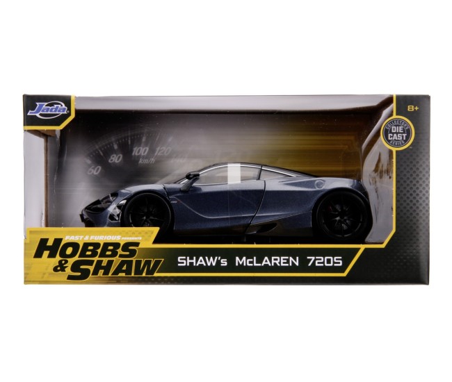 Jada fast and furious masinuta metalica shaw s mclaren 720s scara 1:24 Jada fast and furious masinuta metalica shaw s mclaren 720s scara 1:24