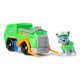 Patrula catelusilor set vehicul de baza camionul de reciclare  si figurina rocky Patrula catelusilor set vehicul de baza camionul de reciclare  si figurina rocky