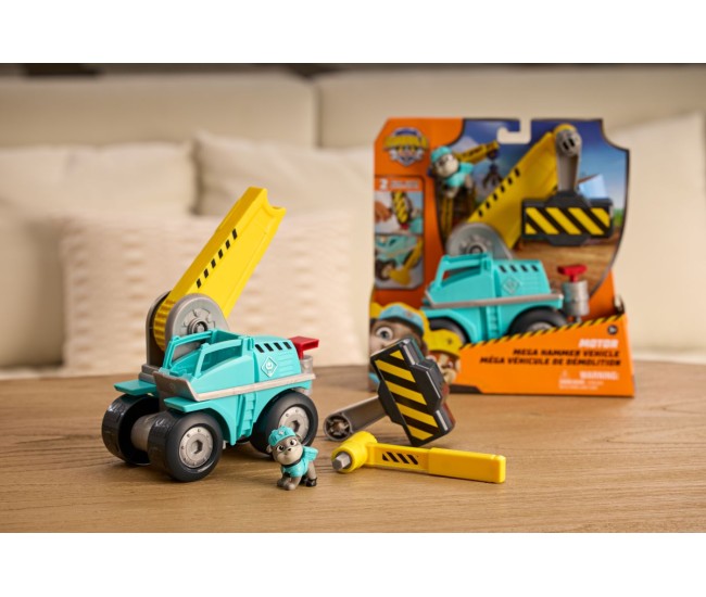 Patrula catelusilor rubble si echipa vehicul mega hammer