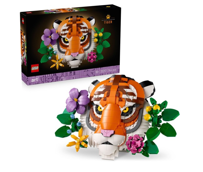 Lego art colectia de fauna tigru 31217 Lego art colectia de fauna tigru 31217
