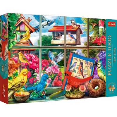 Puzzle trefl 1000 premium plus tea time lumea pasarilor