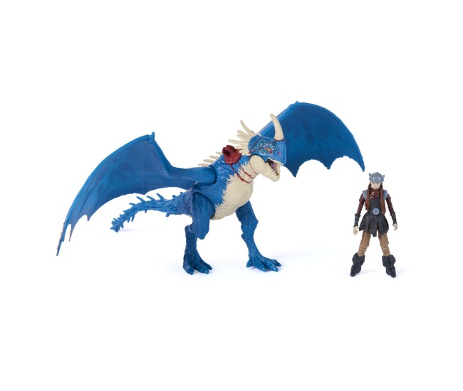 Cum sa iti dresezi dragonul incercarea flacarii set dragon deadly nadder si figurina astrid