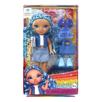 Rainbow high littles papusa sapphire bradshaw