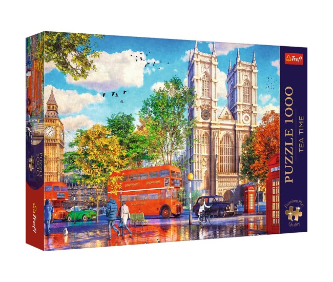 Puzzle trefl 1000 premium plus tea time vedere din londra Puzzle trefl 1000 premium plus tea time vedere din londra