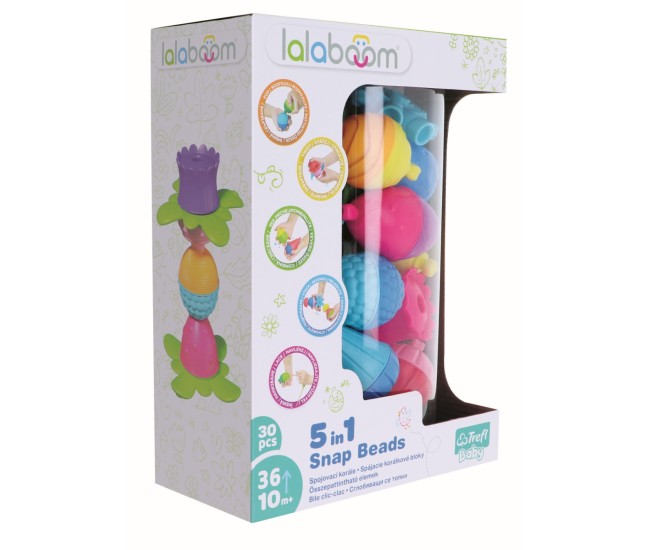 Lalaboom joc de dezvoltare bebe montessori 30 piese Lalaboom joc de dezvoltare bebe montessori 30 piese