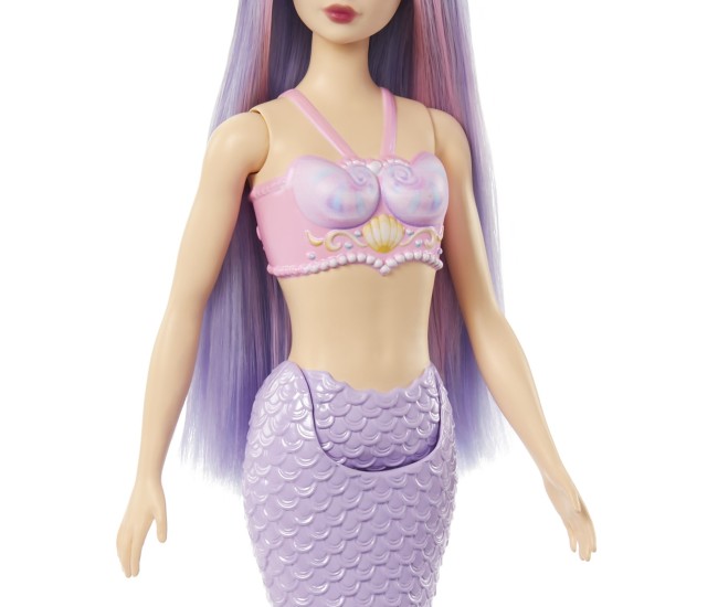 Barbie dreamtopia papusa sirena cu par mov si coada mov Barbie dreamtopia papusa sirena cu par mov si coada mov