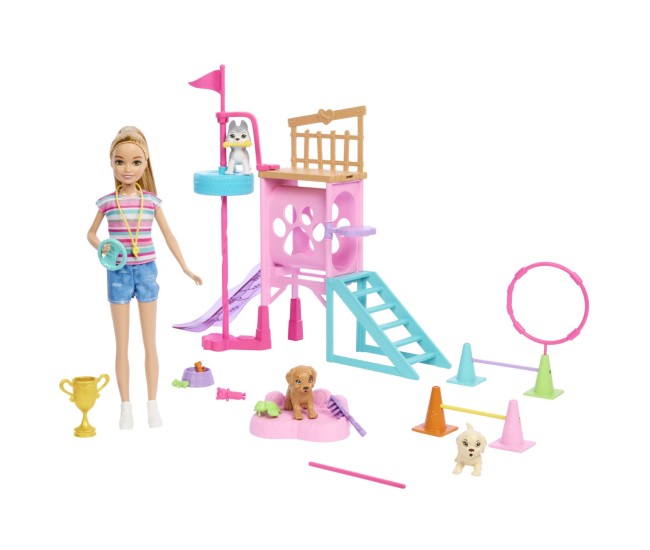 Barbie si stacie papusa stacie dresoare de catei Barbie si stacie papusa stacie dresoare de catei