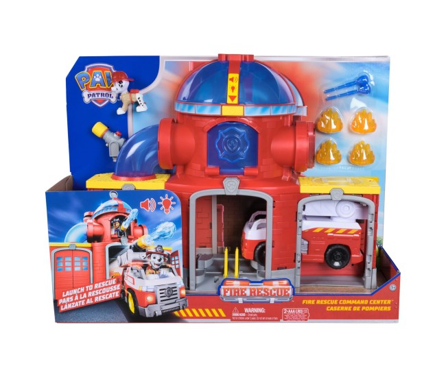 Patrula catelusilor statie de pompieri interactiva cu accesorii si figurina marshall Patrula catelusilor statie de pompieri interactiva cu accesorii si figurina marshall
