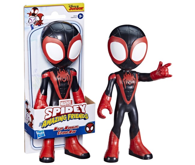 Spidey prietenii extraordinari figurina supradimensionata miles morales spider man 23cm Spidey prietenii extraordinari figurina supradimensionata miles morales spider man 23cm