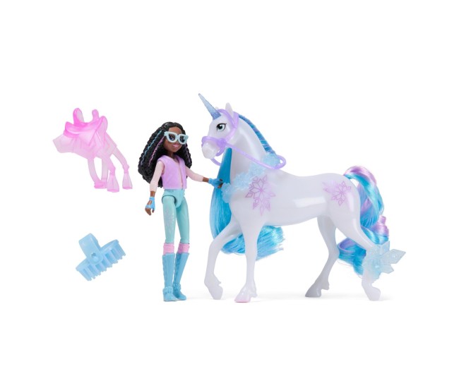 Unicorn academy set papusa layla si unicornul glacier Unicorn academy set papusa layla si unicornul glacier
